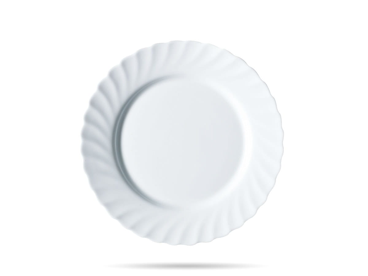 Talerz deserowy 15,5 cm talerzyk do ciasta biały Trianon LUMINARC